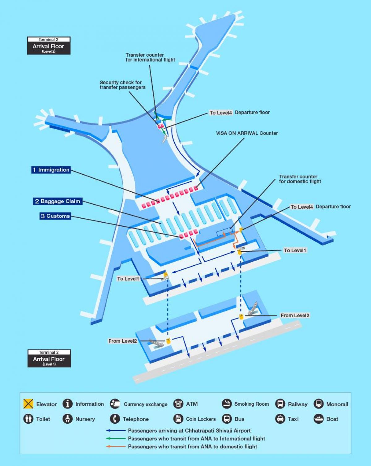 mapa Mumbai međunarodni aerodrom