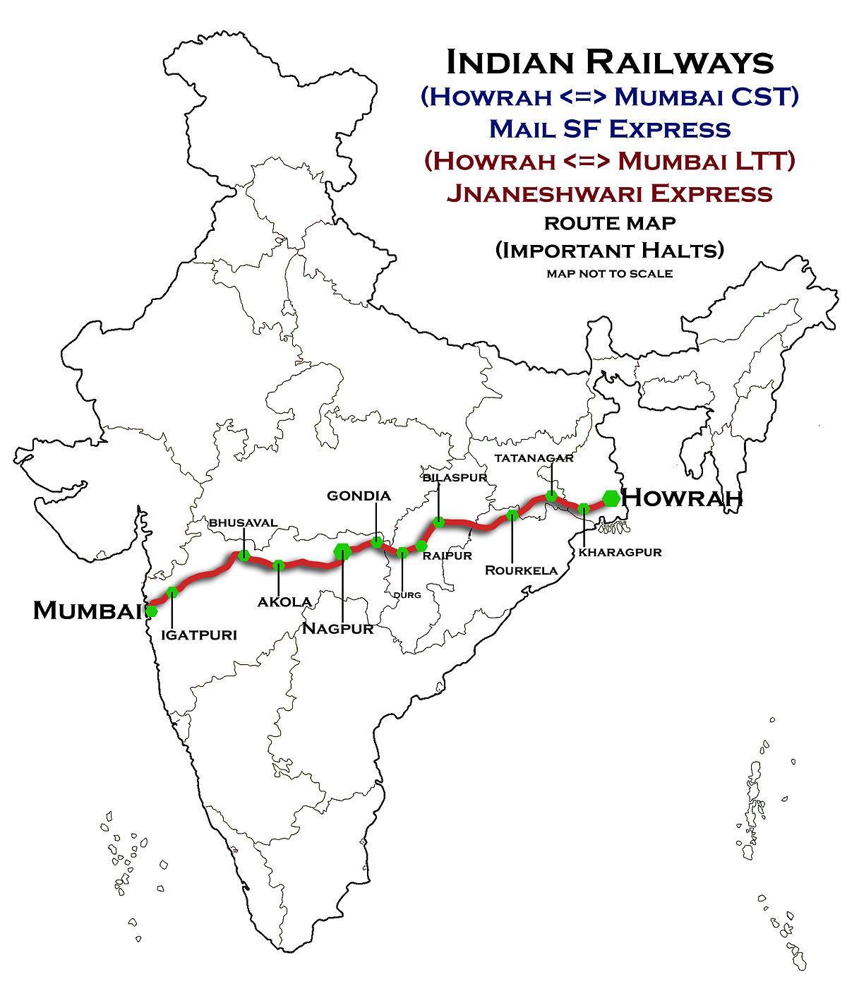 nagpur Mumbai express autoput mapu
