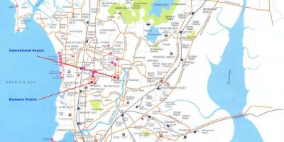 Bombaj na mapi