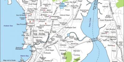 Mapa Mumbai central