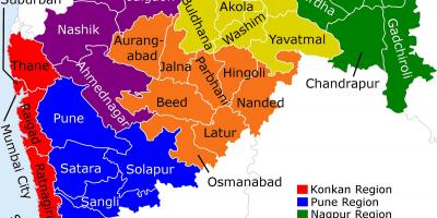 Mapa Maharashtra Mumbai